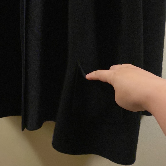 Catherine Malandrino wool blended black cardigan - Picture 3 of 6